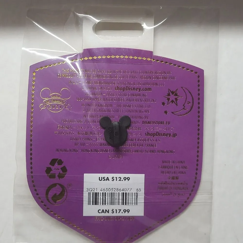 Disney The Hunchback of Notre Dame 25th Anniversary‎ Collectible Key Pin SE NIP